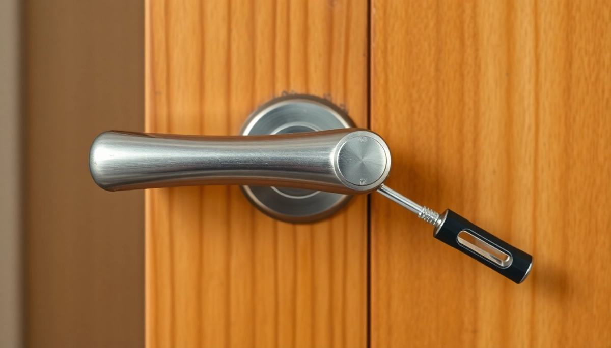 Jak obrócić klamkę w drzwiach