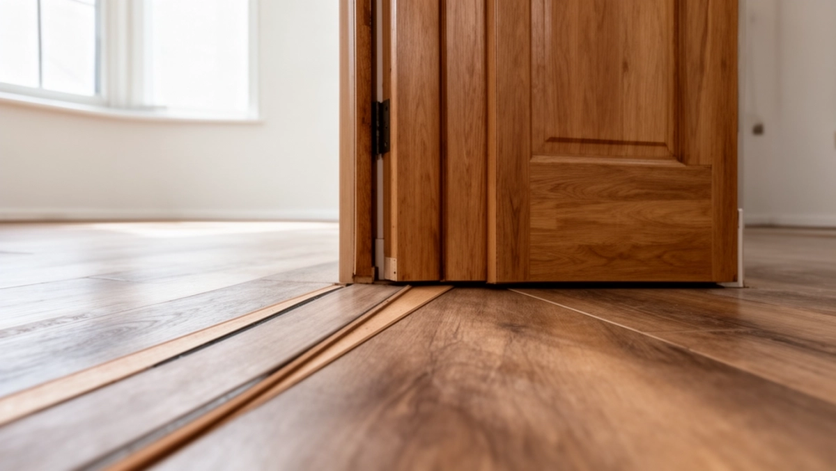 Jak układać panele względem drzwi