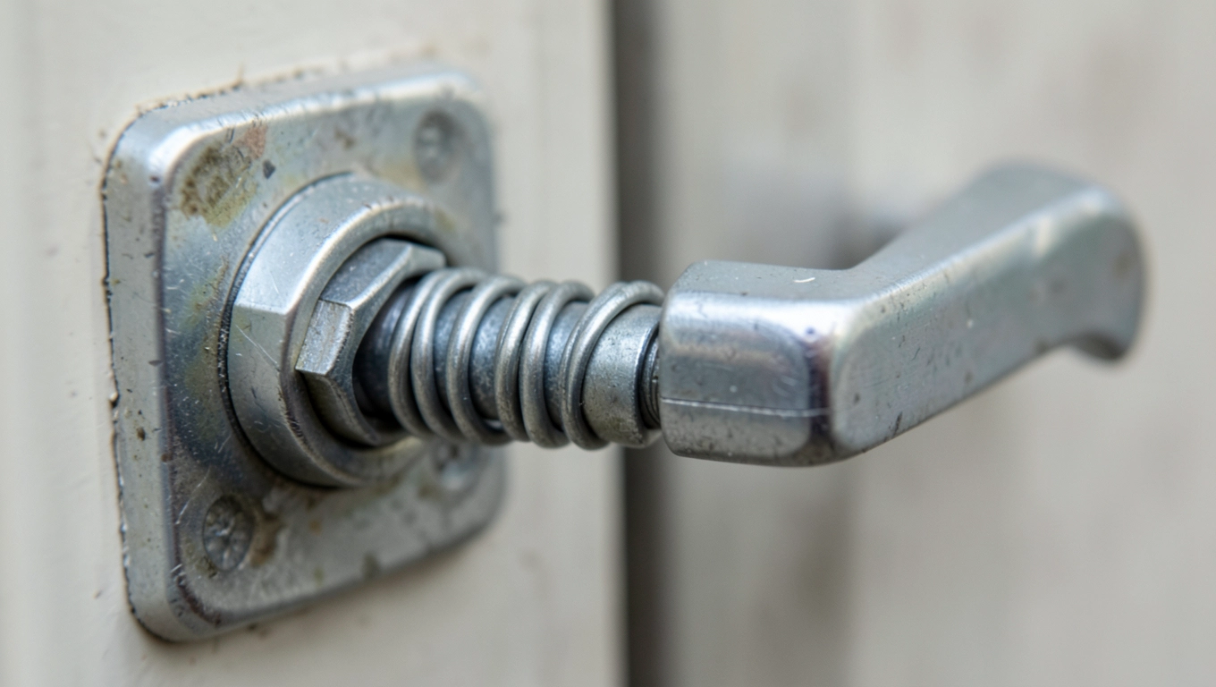 Mechanizm sprężynowy w klamce