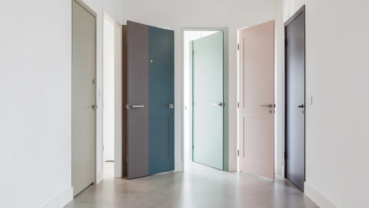 Najmodniejsze kolory drzwi wewnętrznych