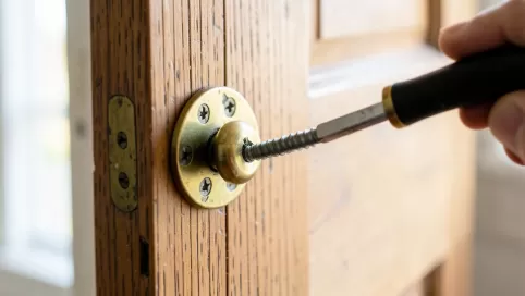 Jak Odkręcić Klamkę W Drzwiach