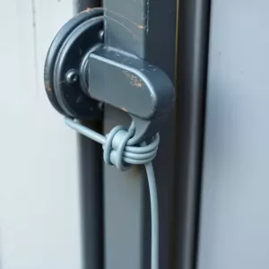 Jak zablokować klamkę w furtce