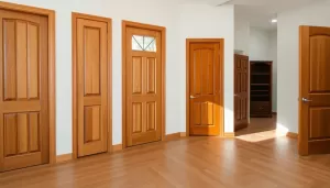 Jaka podłoga do drewnianych drzwi