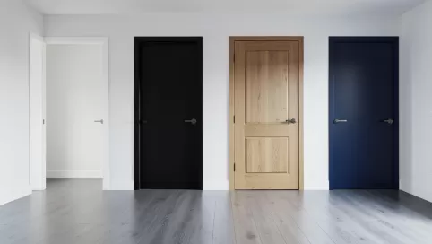 jaki kolor drzwi do szarej podłogi