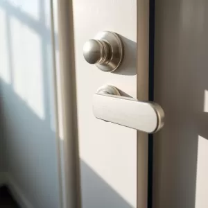 Klamka z blokadą WC