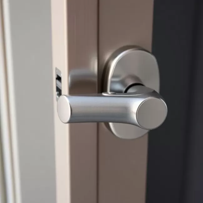 Klamka z zamkiem do drzwi balkonowych dwie strony