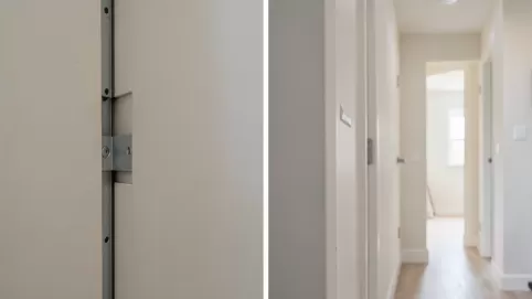 Montaż drzwi przesuwnych w ścianie