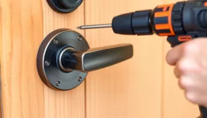 Montaż klamki do drzwi zewnętrznych