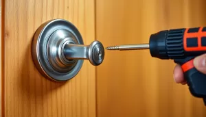 Montaż klamki na rozecie Domino