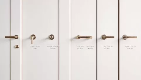 Rozmiar klamki do drzwi