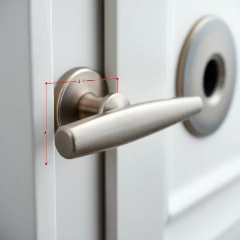 Wymiary klamki drzwiowej