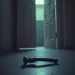 Wypadająca klamka z drzwi