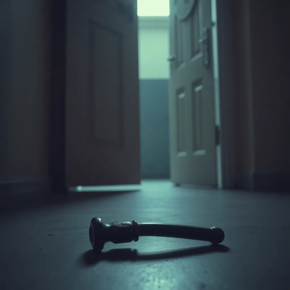 Wypadająca klamka z drzwi